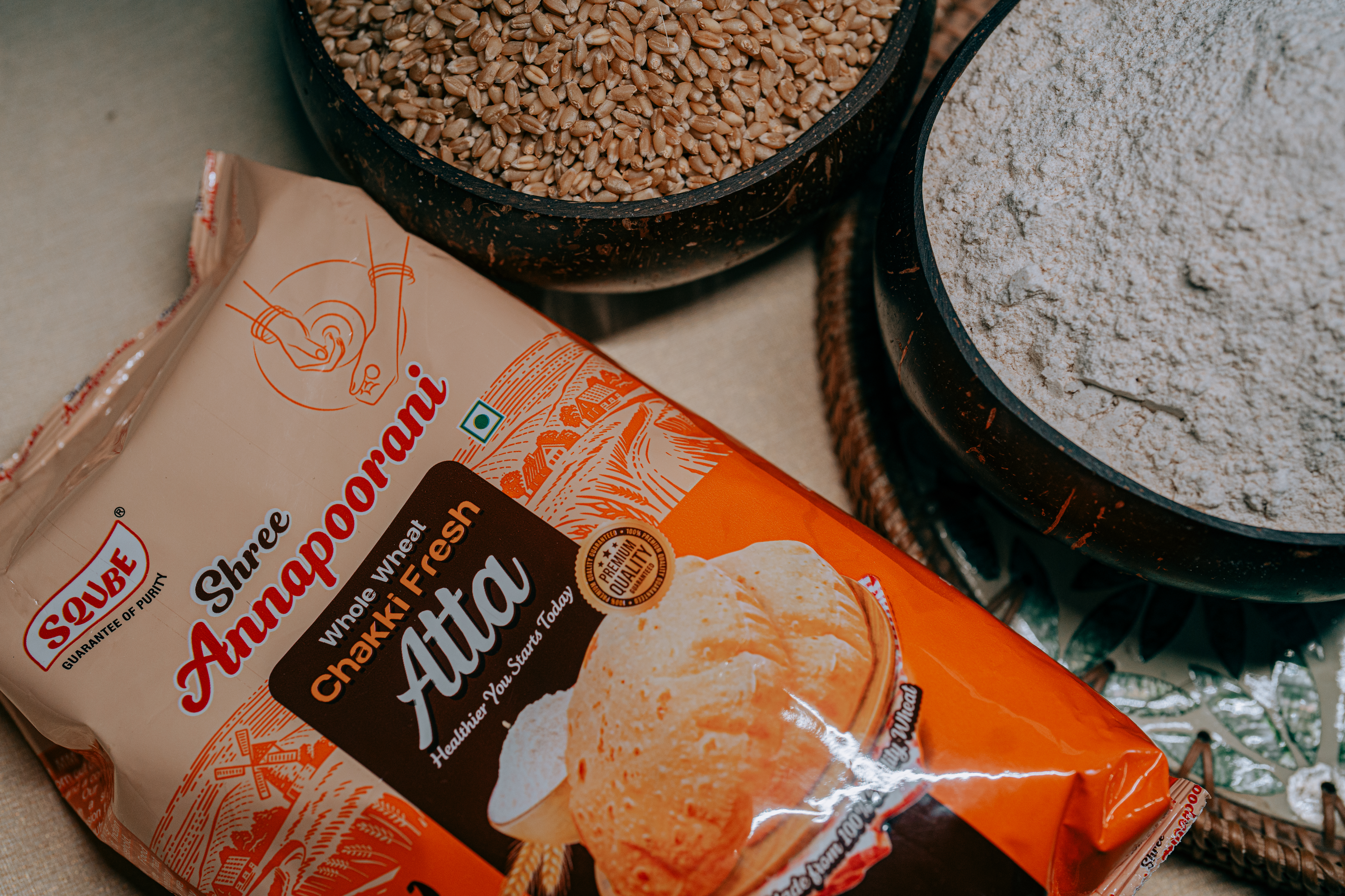 Traditional Chakki Process